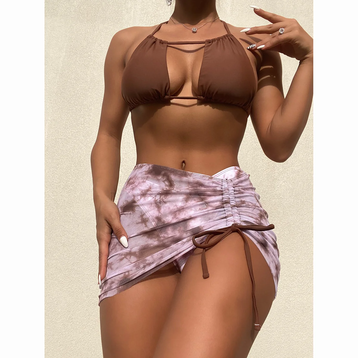 Sexy Bikini 2022 Halter Women Swimsuit 3 Pieces Bikinis Set Brazilian Swimming Suit Female Swimwear Micro Biquini Beachwear
Sexy Bikini 2022 Halter Women Swimsuit 3 Pieces Bikinis Set Brazilian Swimming Suit Female Swimwear Micro Biquini Beachwear