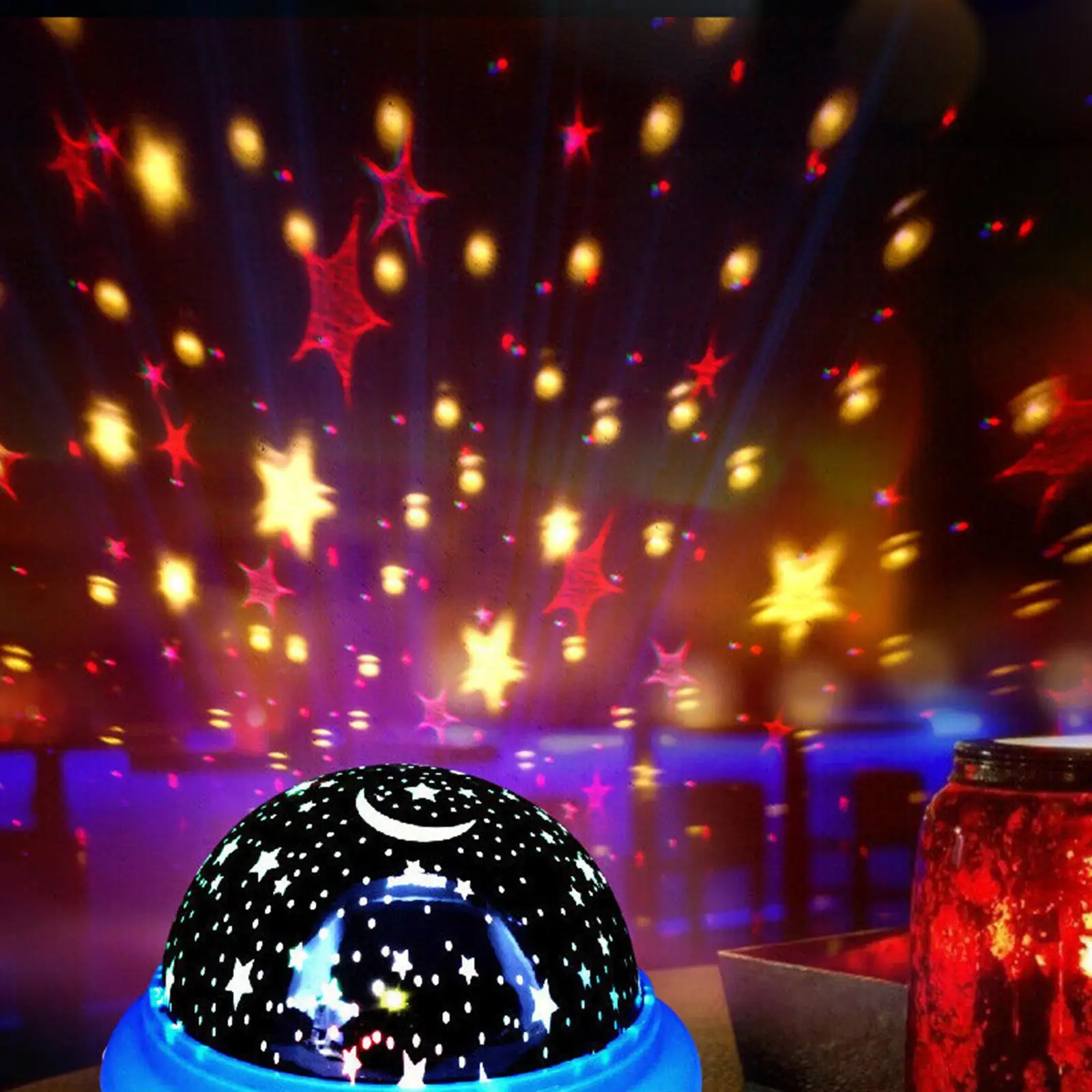 Starry Projector Night Light Rotating Sky Moon Projection Sky Kids Galaxy Starry Gift Lamps Lamp Mood Night Baby Xmas Night A5B5
Starry Projector Night Light Rotating Sky Moon Projection Sky Kids Galaxy Starry Gift Lamps Lamp Mood Night Baby Xmas Night A5B5