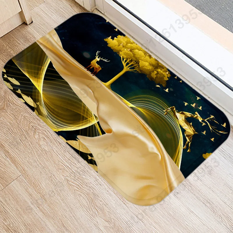 Door Mat Golden Printed Kitchen Bath Entrance Coral Velvet Carpet Doormat Colorful Indoor Floor Mats Non-Slip Rug Home Decor
Door Mat Golden Printed Kitchen Bath Entrance Coral Velvet Carpet Doormat Colorful Indoor Floor Mats Non-Slip Rug Home Decor