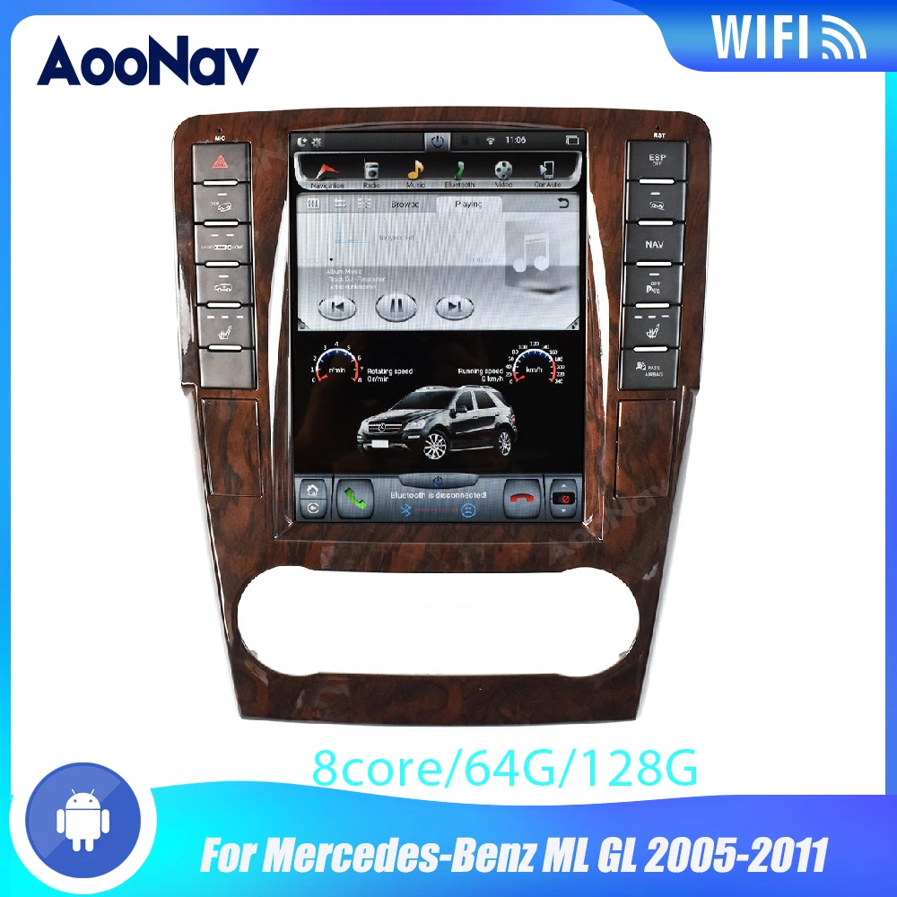 2 Din 128G Car Radio For Mercedes-Benz ML GL 2005-2011 Android System Touch Sceen GPS Navigation Autoradio Multimedia Player
2 Din 128G Car Radio For Mercedes-Benz ML GL 2005-2011 Android System Touch Sceen GPS Navigation Autoradio Multimedia Player