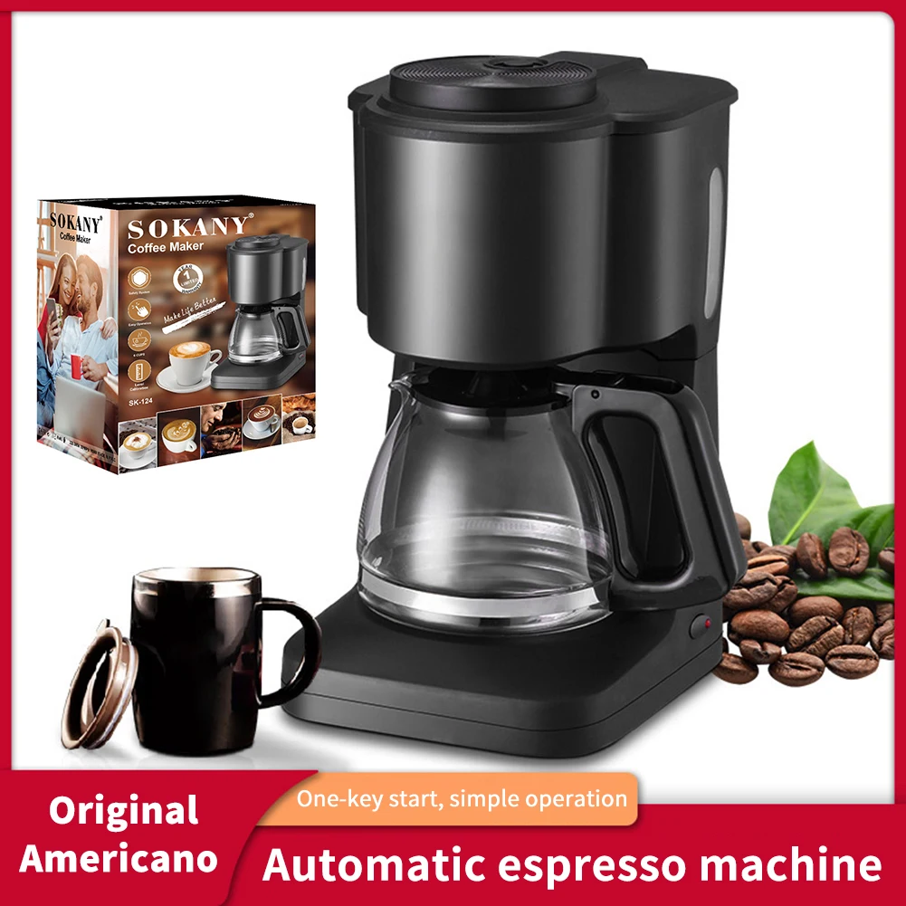 Household Electric Coffee Maker Automatic Coffee Machine Tea Infuser Drip Coffee Maker Milk Cappuccino Coffee Capsules EU US
Household Electric Coffee Maker Automatic Coffee Machine Tea Infuser Drip Coffee Maker Milk Cappuccino Coffee Capsules EU US