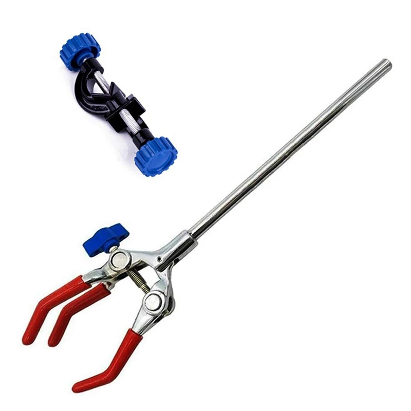 Lab Clamp 3 Prong Finger Adjust Jaw With Scientific Extension Adjustable Black Laboratory Stand Clip
Lab Clamp 3 Prong Finger Adjust Jaw With Scientific Extension Adjustable Black Laboratory Stand Clip