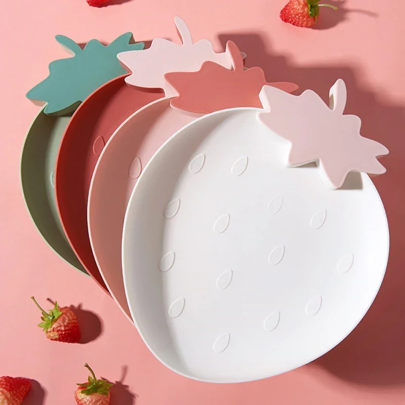 Lazy Snack Tray Strawberry Shape Fruit Food Tray Candy Cute Plate Snack Dish Fruit Food Plate Household Plastic Plate for Home
Lazy Snack Tray Strawberry Shape Fruit Food Tray Candy Cute Plate Snack Dish Fruit Food Plate Household Plastic Plate for Home