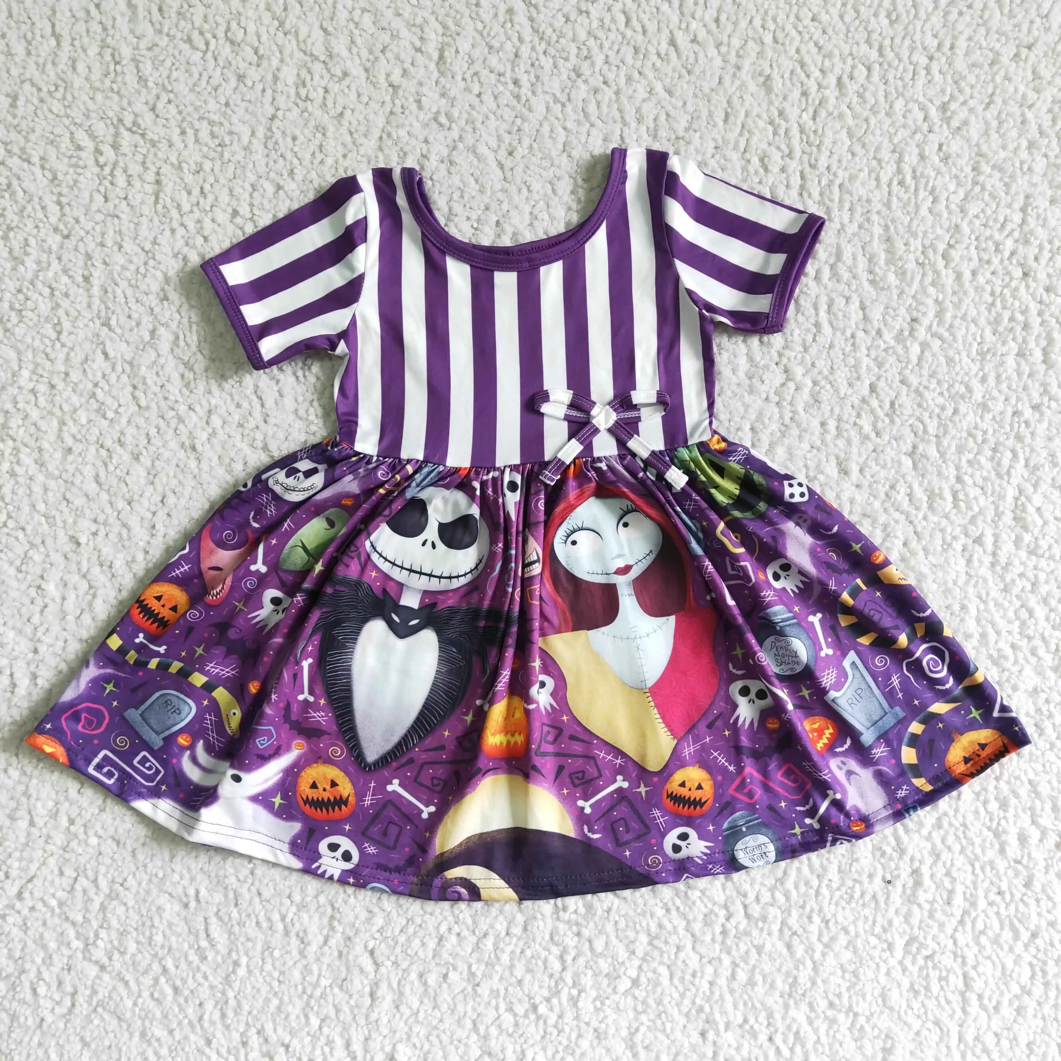 Halloween Skull Dress Toddler Girls Purple Print Clothing Children Kids Boutique Wholesale Skirt Hot Sale Style RTS
Halloween Skull Dress Toddler Girls Purple Print Clothing Children Kids Boutique Wholesale Skirt Hot Sale Style RTS