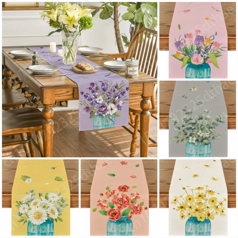 Flower Series Pattern Table Clothes Lavender Vase Summer for Weddings Home Decoration Luxury Modern Elegant Dining Tablecloth
Flower Series Pattern Table Clothes Lavender Vase Summer for Weddings Home Decoration Luxury Modern Elegant Dining Tablecloth