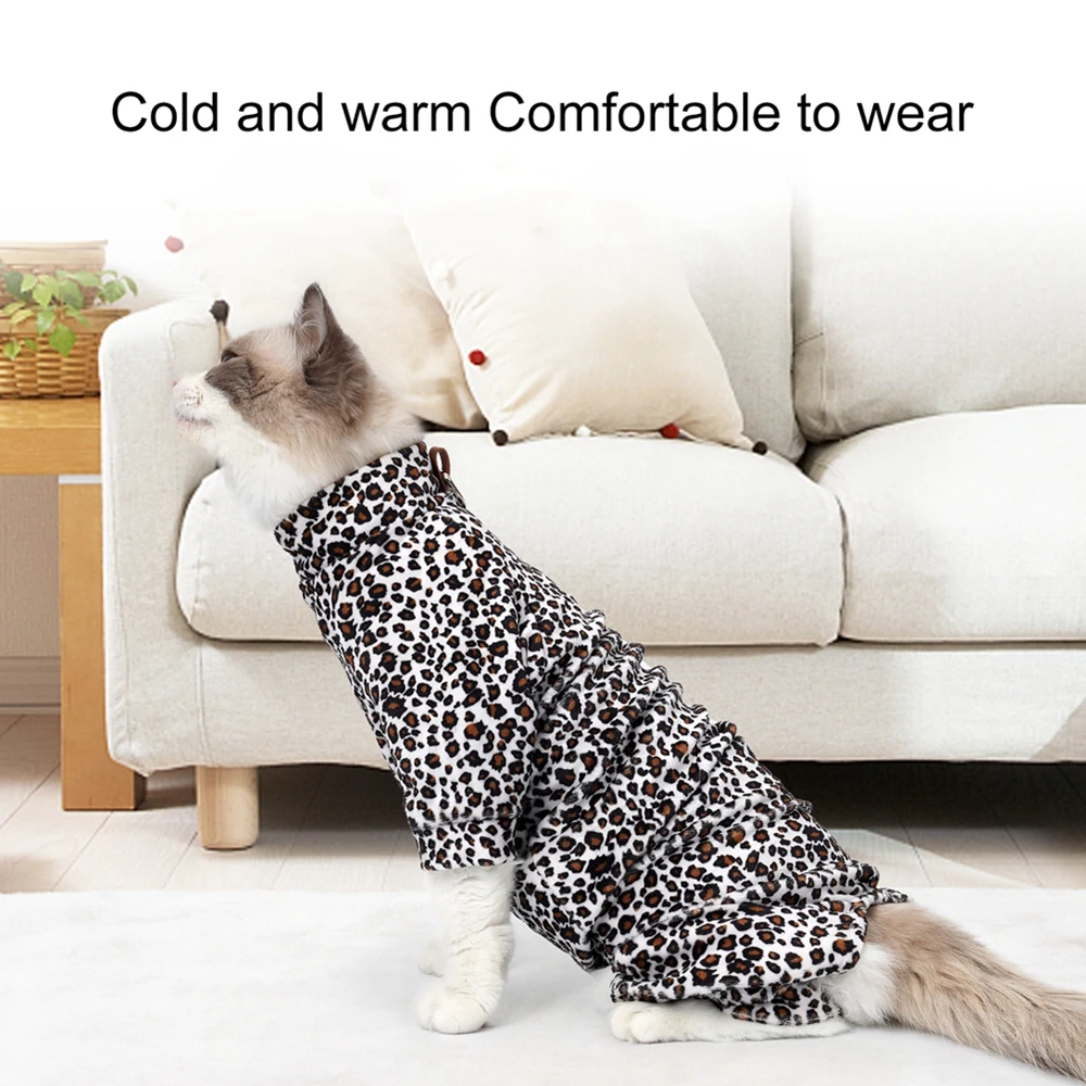Cat Recovery Suit High-elastic Breathable Fabric Easy to Put on And Take of Suitable for Cats Protect Your Pet’s Wound
Cat Recovery Suit High-elastic Breathable Fabric Easy to Put on And Take of Suitable for Cats Protect Your Pet’s Wound