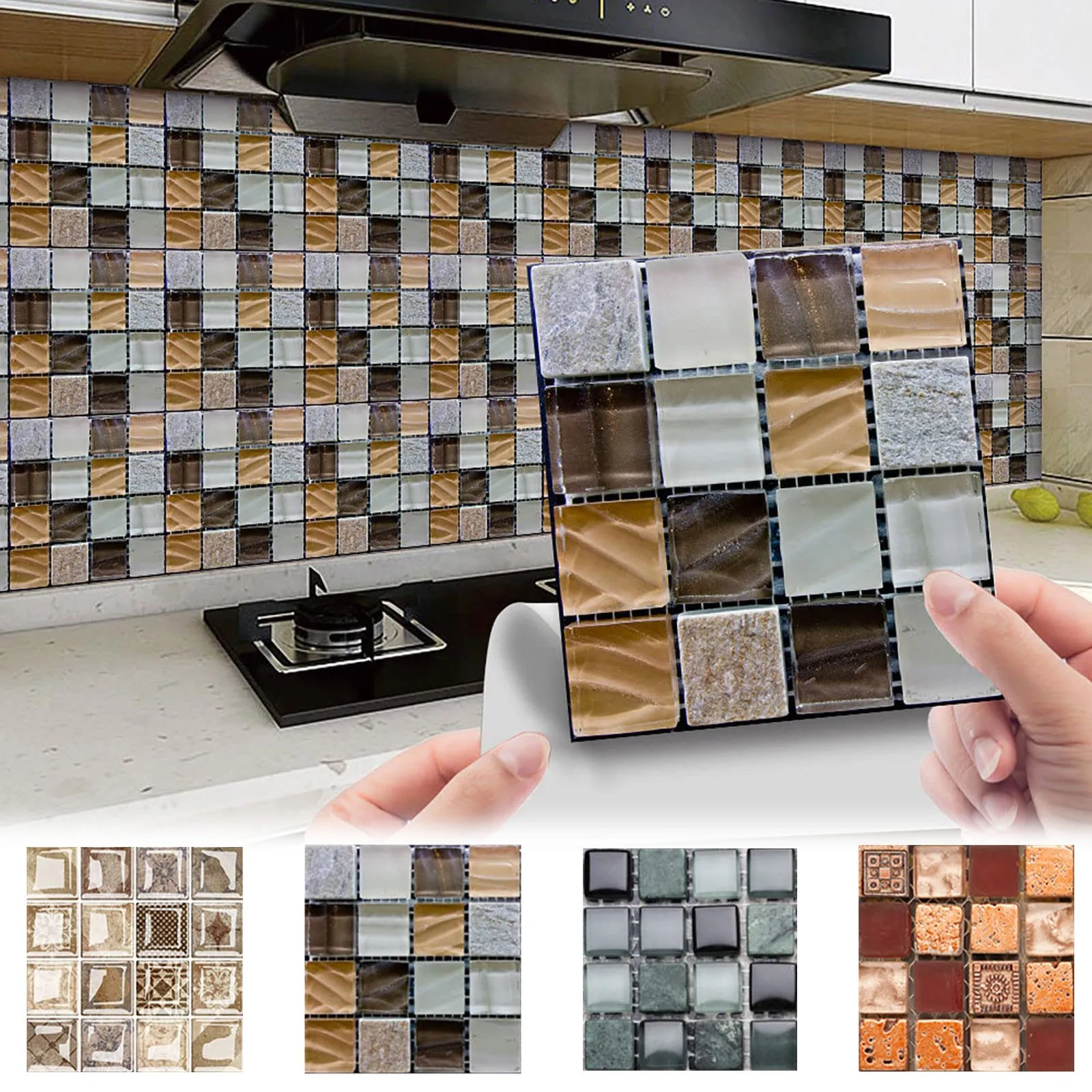 10pcs DIY Kitchen Bathroom Home Tile Sticker 10pcs/set Vintage Mosaic Wall Tile Sticker Waterproof Self-adhesive Floor Decals
10pcs DIY Kitchen Bathroom Home Tile Sticker 10pcs/set Vintage Mosaic Wall Tile Sticker Waterproof Self-adhesive Floor Decals