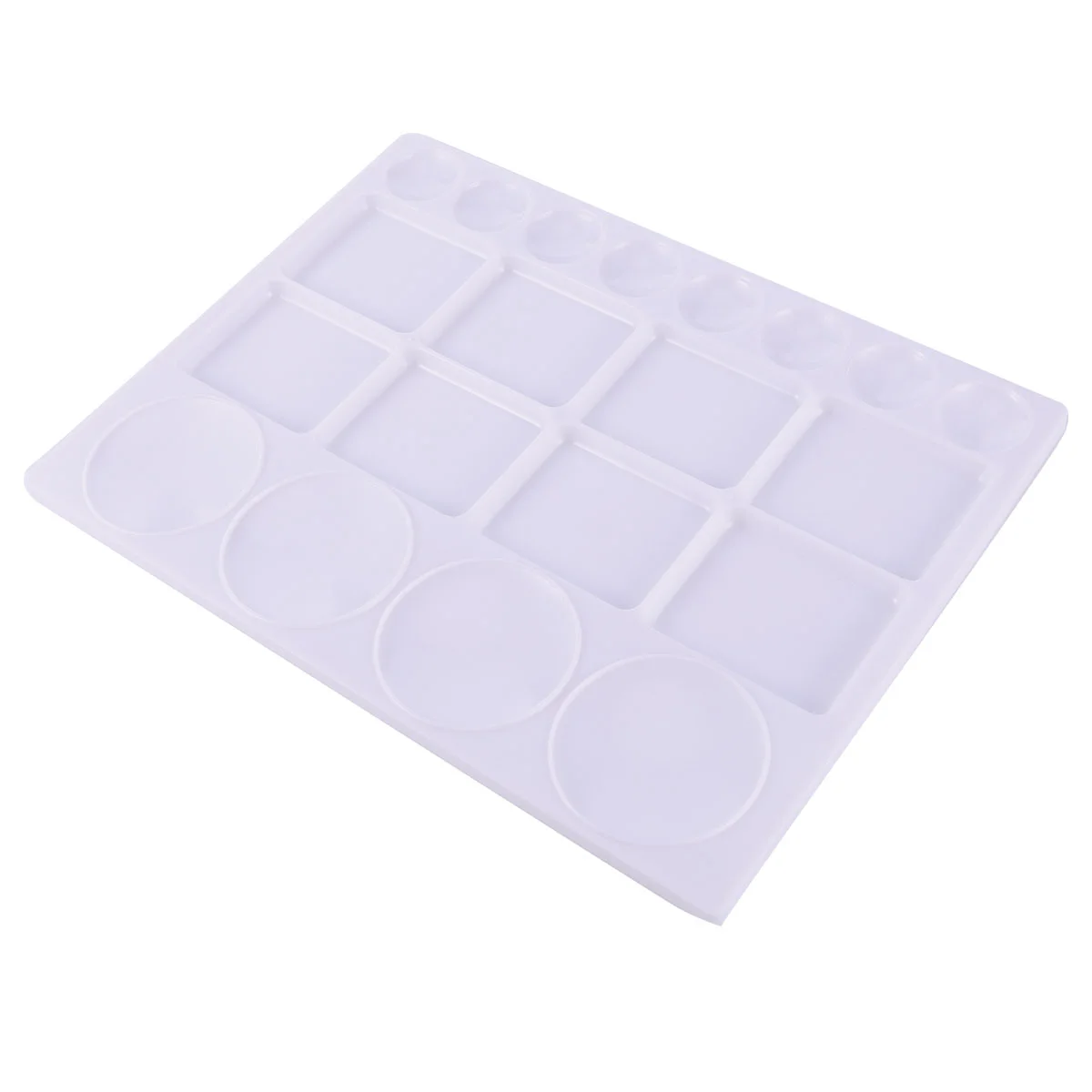 

Tray Painting Watercolor Artist Mixing Oil Mixer Trays Platesdrawingaccessories Tools Shaped Square Kids Pigment Acrylic Pallet