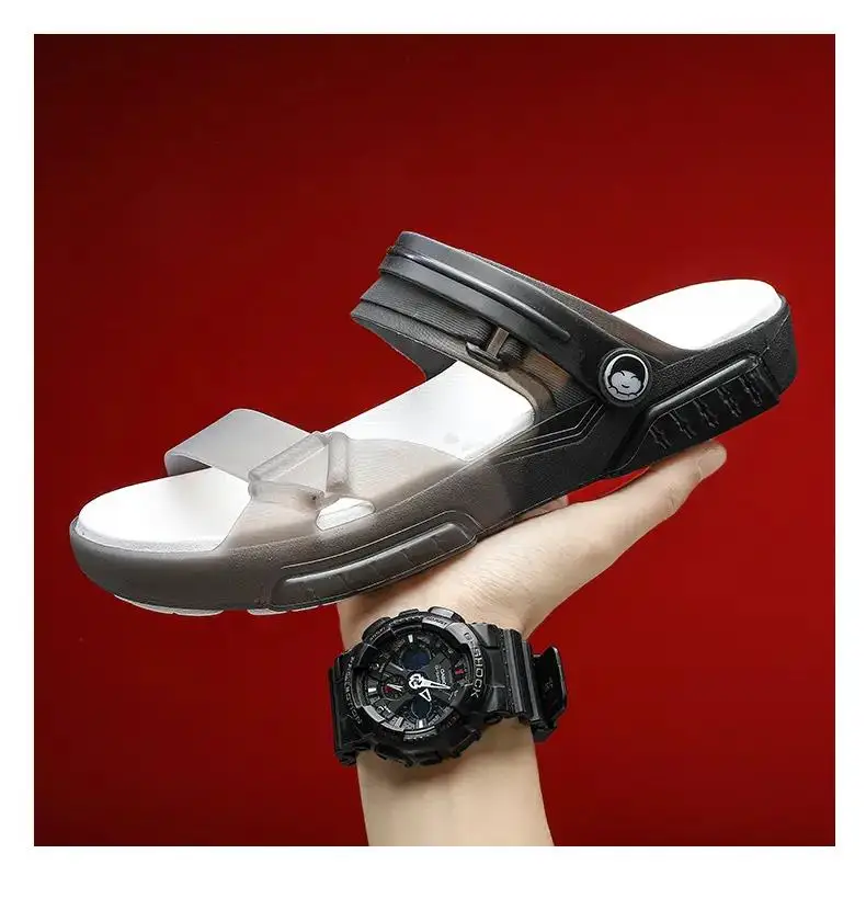 Men's Summer Hollow Out Casual Sandal Soft Bottom Non Slip Breathable Large Size Outdoor Dual Purpose Beach Sandals Slippers
Men's Summer Hollow Out Casual Sandal Soft Bottom Non Slip Breathable Large Size Outdoor Dual Purpose Beach Sandals Slippers