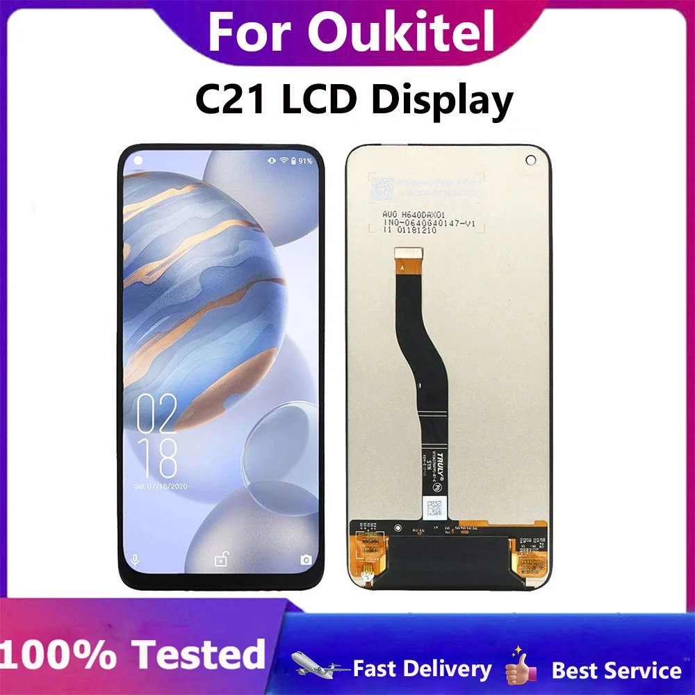 100% Tested New High quality LCD For 6.4 Inch Oukitel C21 LCD&Touch Screen Digitizer display Screen Module Accessories Assembly
100% Tested New High quality LCD For 6.4 Inch Oukitel C21 LCD&Touch Screen Digitizer display Screen Module Accessories Assembly
