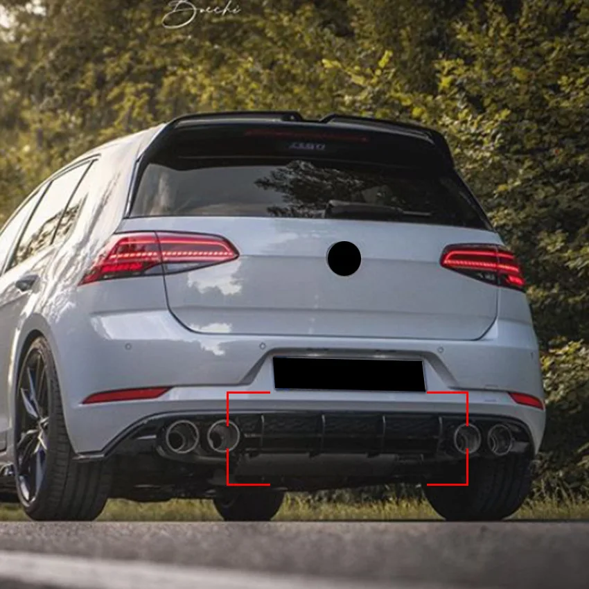 Car Styling Rear Bumper Lip Protection Cover Trim For Volkswagen Golf MK7 7.5 GTI Exterior Accessories
Car Styling Rear Bumper Lip Protection Cover Trim For Volkswagen Golf MK7 7.5 GTI Exterior Accessories