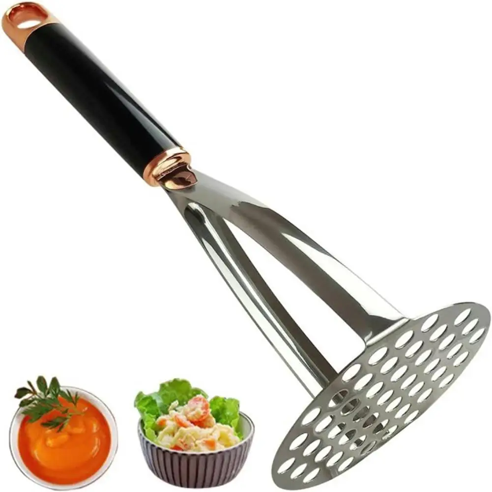 Potato Masher Stainless Steel Potato Press Mud Pusher Household Kitchen Vegetable Fruit Masher Kitchen Tools Accessories
Potato Masher Stainless Steel Potato Press Mud Pusher Household Kitchen Vegetable Fruit Masher Kitchen Tools Accessories