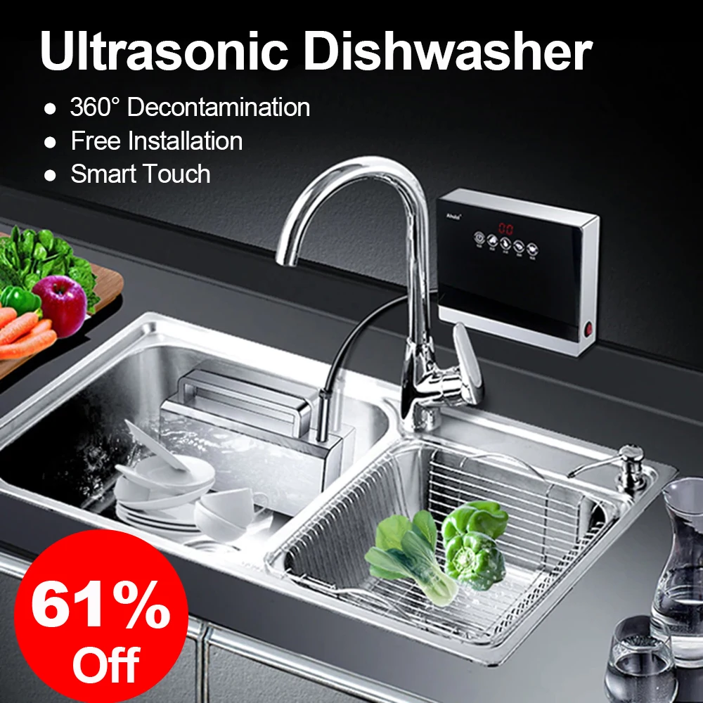 110V/220V Automatic Sink Dishwasher Household Portable Small Countertop Installation-free Kitchen Ultrasonic A5 Washing Machine
110V/220V Automatic Sink Dishwasher Household Portable Small Countertop Installation-free Kitchen Ultrasonic A5 Washing Machine