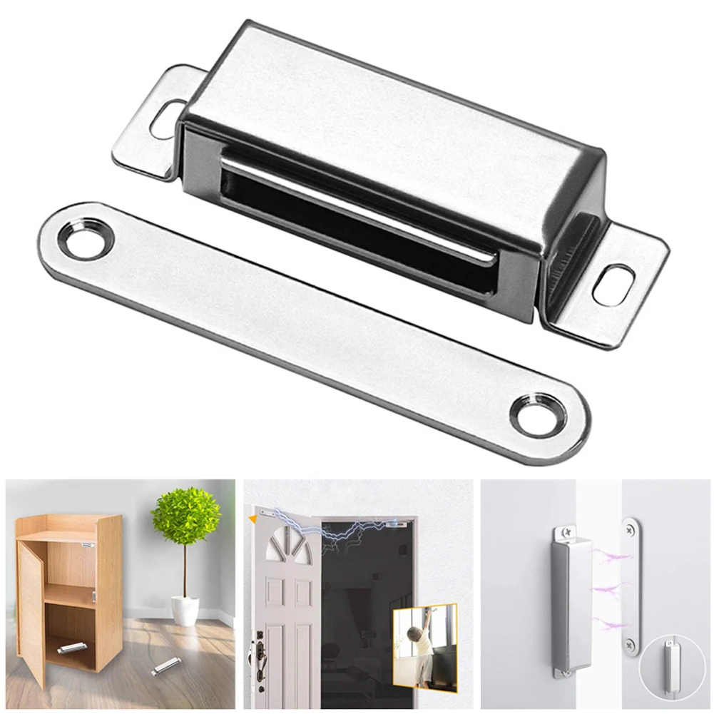1pc Cabinet Magnetic Door Catch Stainless Steel Strong Heavy Duty Cupboard Magnets 20KG Cabinet Hardware 70x17.5x15mm
1pc Cabinet Magnetic Door Catch Stainless Steel Strong Heavy Duty Cupboard Magnets 20KG Cabinet Hardware 70x17.5x15mm
