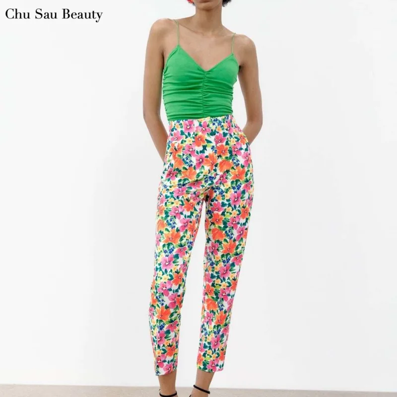 Chu Sau Beauty 2022 новые женские штаны с принтом Za С Высокой Талией Модные узкие брюки повседневные уличный стиль
Chu Sau Beauty 2022 новые женские штаны с принтом Za С Высокой Талией Модные узкие брюки повседневные уличный стиль