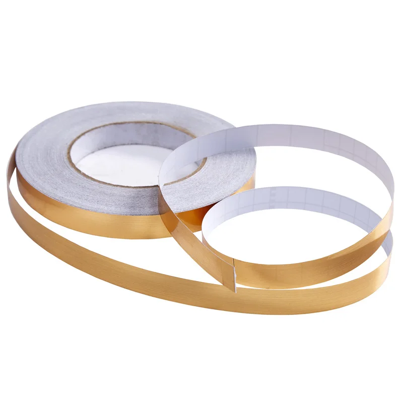 Vinyl Pinstriping Tape Gold Self-Adhesive Decor Tape Mirror-Like Effect for Cabinet Wall Wardrobe Bathroom Decor Gifts Wrapping
Vinyl Pinstriping Tape Gold Self-Adhesive Decor Tape Mirror-Like Effect for Cabinet Wall Wardrobe Bathroom Decor Gifts Wrapping