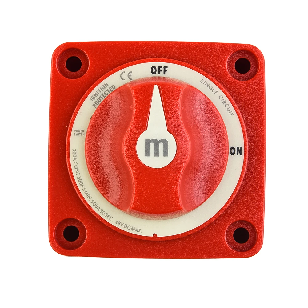New 6007 M-Series 300Amp Battery Disconnect Switch Single Power Fit For Marine Boat Battery Disconnect Switch Accessories
New 6007 M-Series 300Amp Battery Disconnect Switch Single Power Fit For Marine Boat Battery Disconnect Switch Accessories