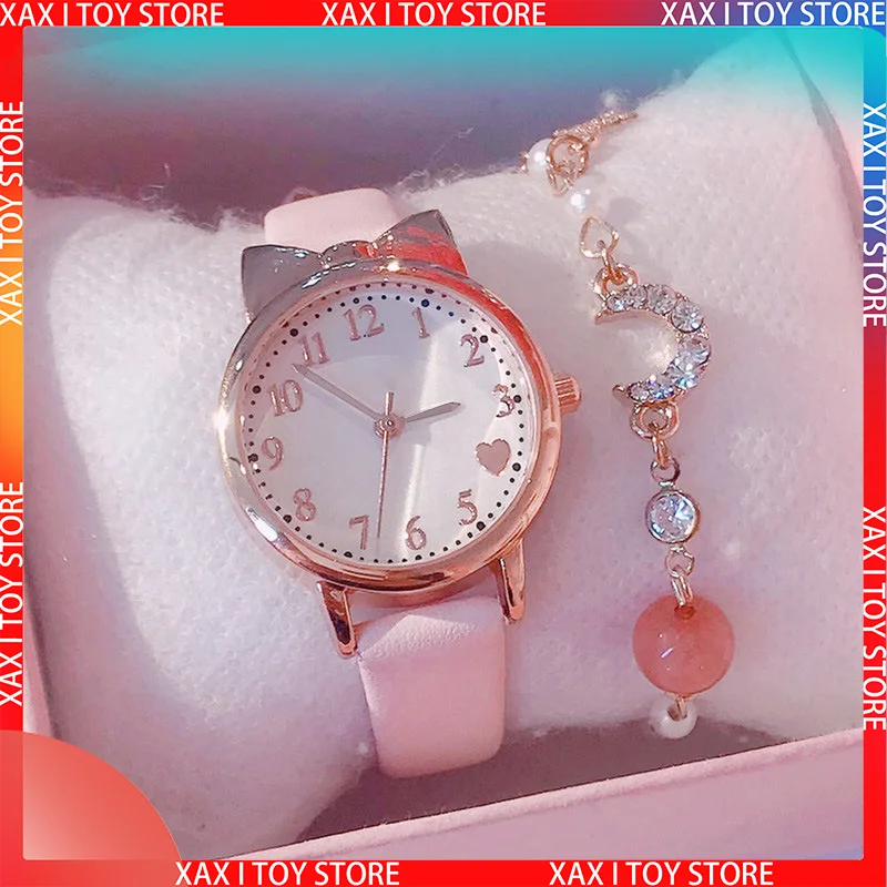 2023 Fashion Kids Love Digital Dial Children Set Watch Leather Strap Quartz Watches Kid Girls Clock Children's Watch Bracelet
2023 Fashion Kids Love Digital Dial Children Set Watch Leather Strap Quartz Watches Kid Girls Clock Children's Watch Bracelet