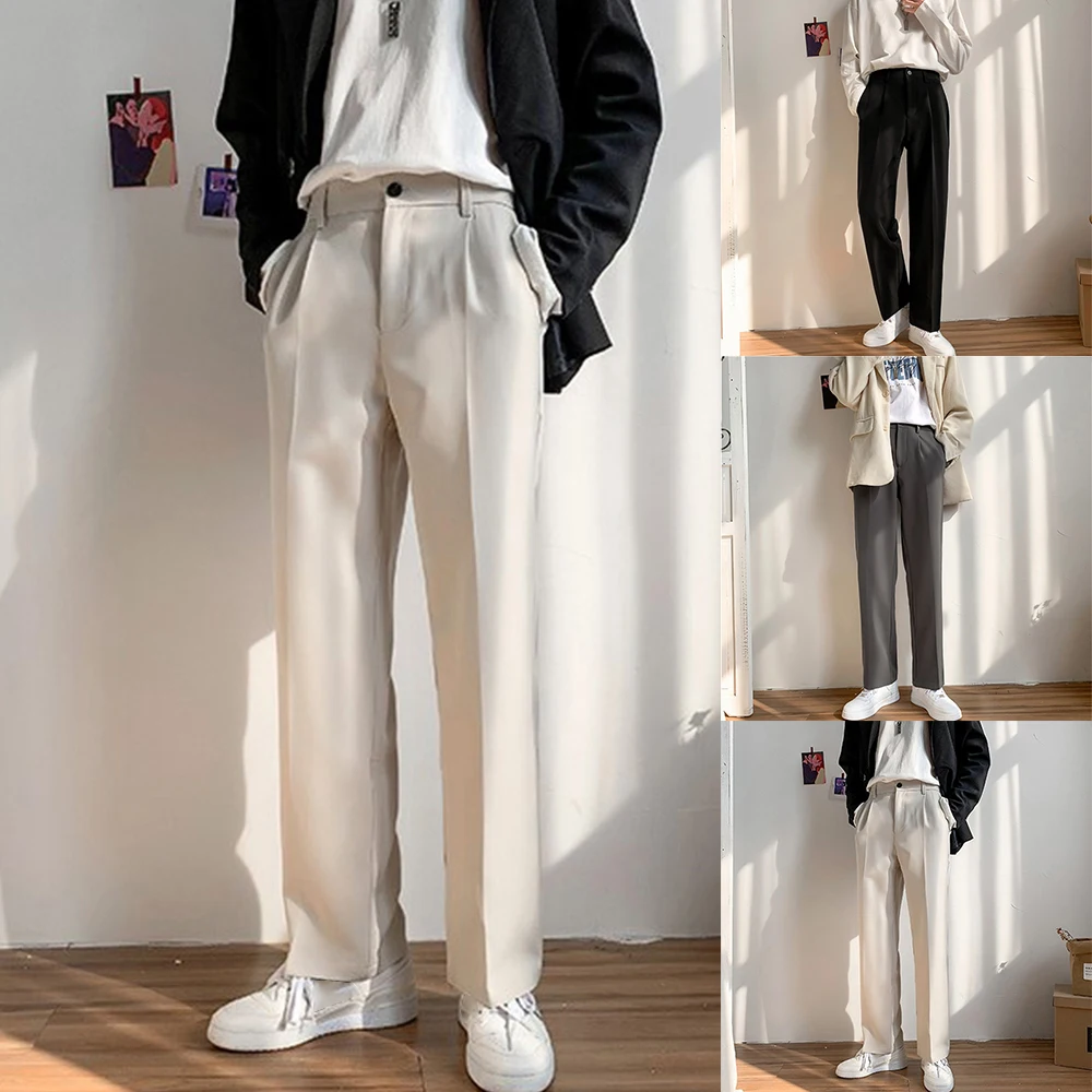 2022 Spring Autumn Mens Suit Pants Casual Belted Slim Fit Pants Work Elastic Waist Jogging Mens Skinny Formal Straight Trousers
2022 Spring Autumn Mens Suit Pants Casual Belted Slim Fit Pants Work Elastic Waist Jogging Mens Skinny Formal Straight Trousers