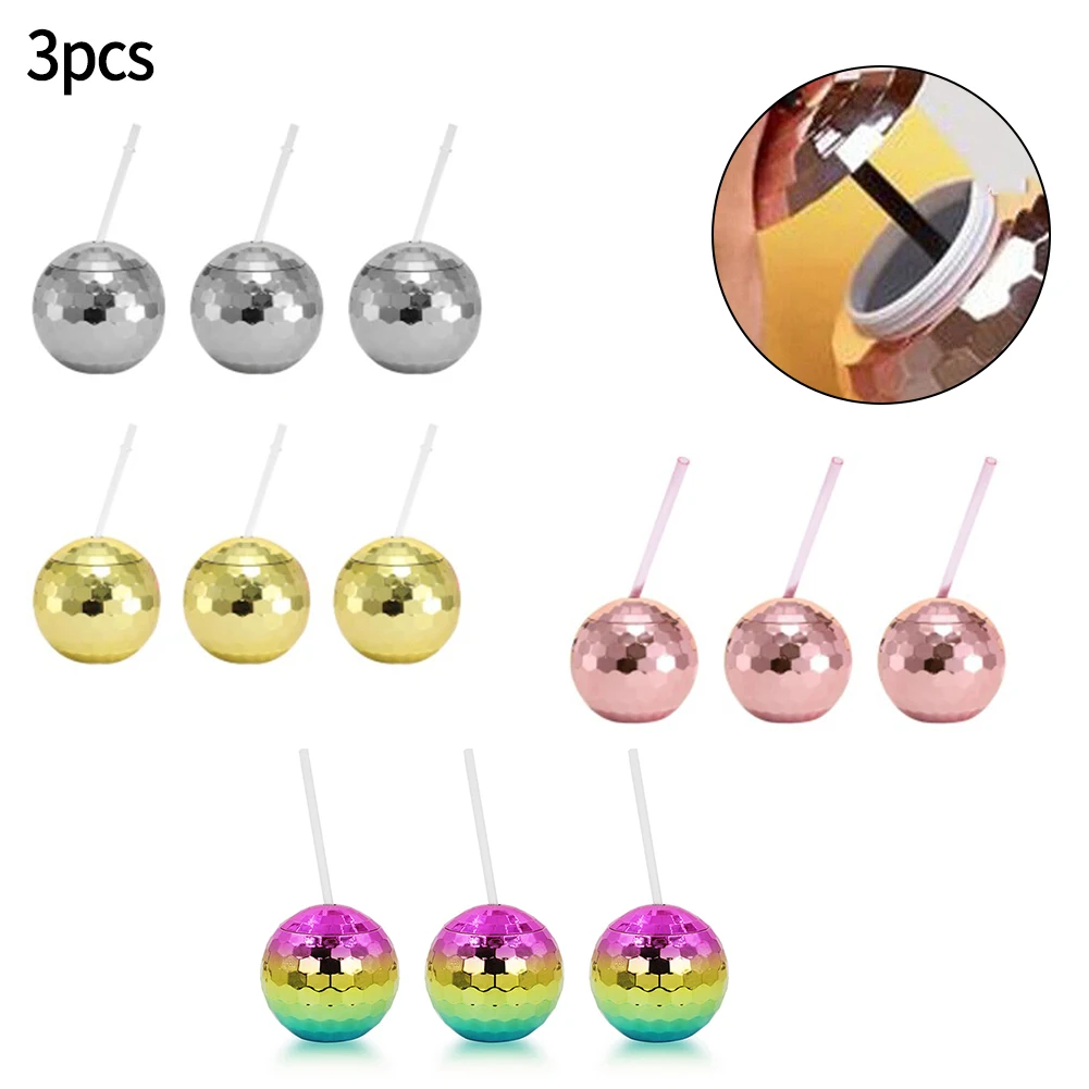 3pcs 600ML Unique Disco Ball Cups Flash Cocktail Cup Nightclub Bar Party Flashlight Straw Wine Glass Drinking Syrup Tea Bottle
3pcs 600ML Unique Disco Ball Cups Flash Cocktail Cup Nightclub Bar Party Flashlight Straw Wine Glass Drinking Syrup Tea Bottle
