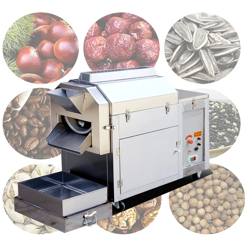 Commercial Roaster Peanut Soybean Cashew Nut Roasting Baking Machine Chestnut Coffee Bean Roaster Machine
Commercial Roaster Peanut Soybean Cashew Nut Roasting Baking Machine Chestnut Coffee Bean Roaster Machine