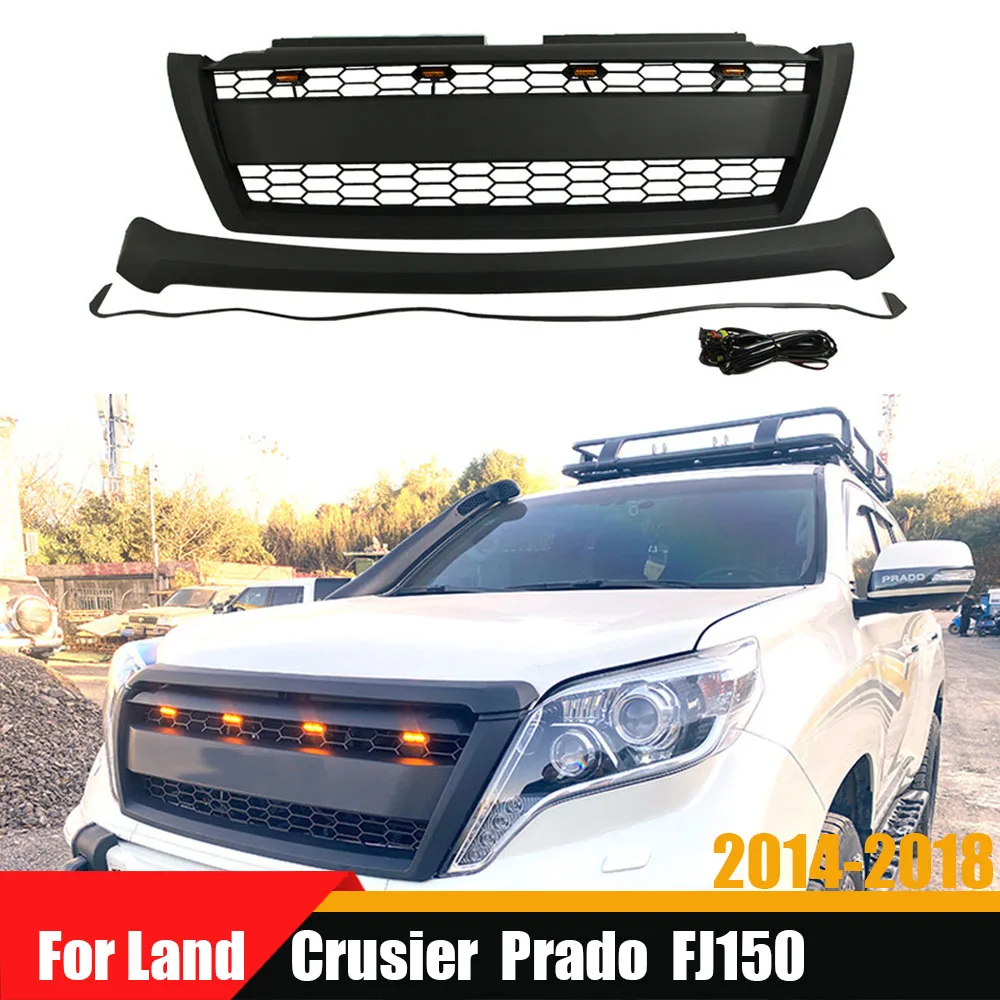 For Land Crusier Prado FJ150 2014-2018 ABS Front Bumper Frame Grill Modified Mask Radiator Grille Cover Car Accessories
For Land Crusier Prado FJ150 2014-2018 ABS Front Bumper Frame Grill Modified Mask Radiator Grille Cover Car Accessories