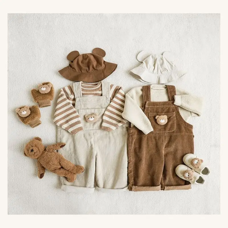 Boys and Girls Babies Jumpsuit Cargo Suspenders Casual Corduroy Baby Bear Pants Suspenders Romper Jumpsuit Baby Girl Kids Pants
Boys and Girls Babies Jumpsuit Cargo Suspenders Casual Corduroy Baby Bear Pants Suspenders Romper Jumpsuit Baby Girl Kids Pants