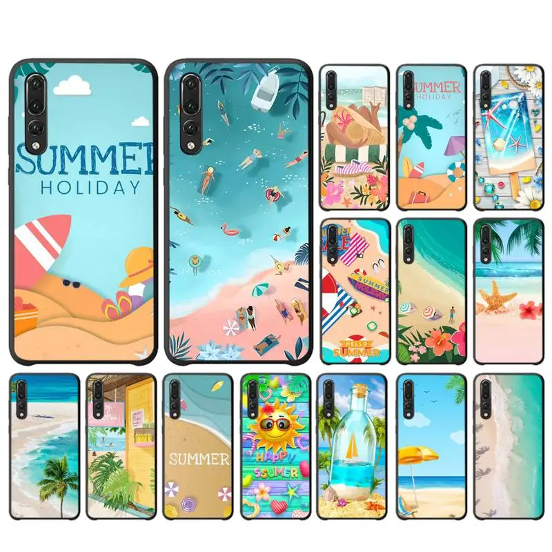 

MaiYaCa summer Beach Phone Case for Huawei P30 40 20 10 8 9 lite pro plus Psmart2019