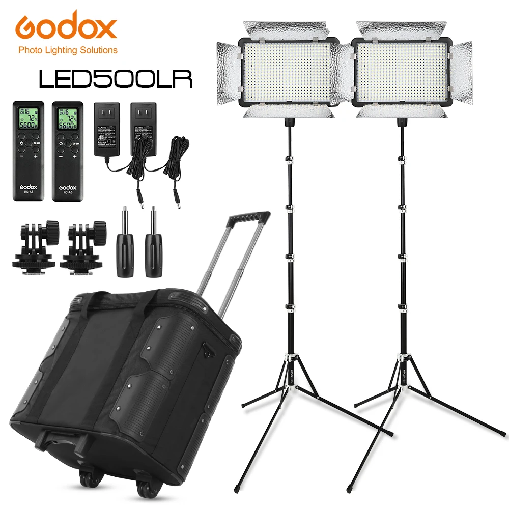 Godox 2x LED 500LRC 3300-5600K LED светильник непрерысветильник ing Kit, фото видео съемка со светильник вой стойкой и чехол для переноски
Godox 2x LED 500LRC 3300-5600K LED светильник непрерысветильник ing Kit, фото видео съемка со светильник вой стойкой и чехол для переноски