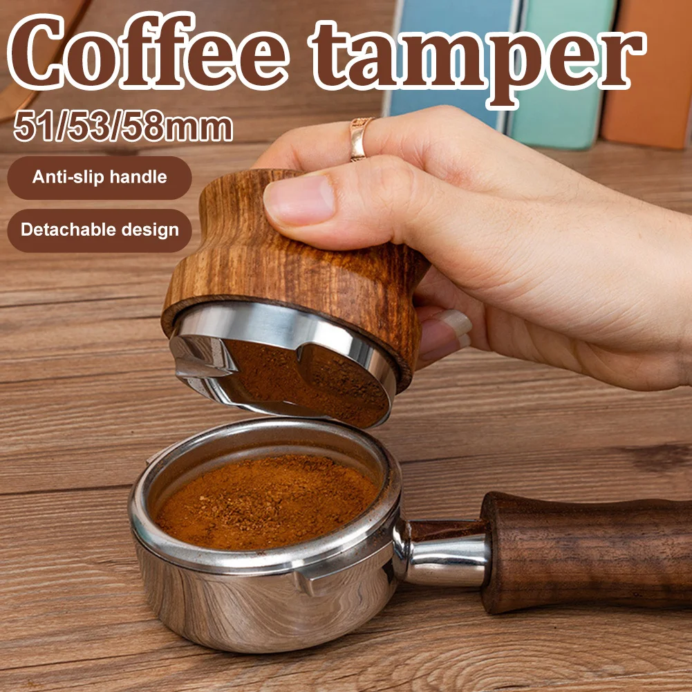 Coffee Tamper 51/53/58mm Stainless Steel Coffee Distributor Espresso Tool Height Adjustment Coffee Tamper Coffee Accessories
Coffee Tamper 51/53/58mm Stainless Steel Coffee Distributor Espresso Tool Height Adjustment Coffee Tamper Coffee Accessories