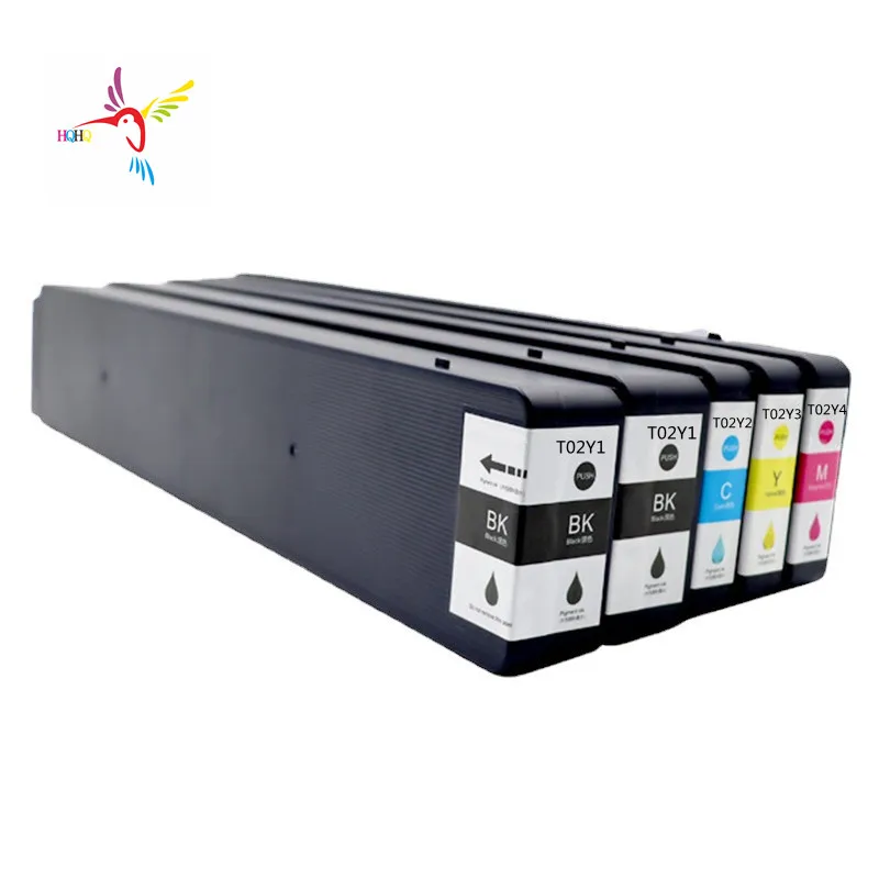 T02Y1-T02Y4 Ink Cartridge with Pigment Ink and Chip for Epson Workforce WF-C21000a/WF-C21000c Printer
T02Y1-T02Y4 Ink Cartridge with Pigment Ink and Chip for Epson Workforce WF-C21000a/WF-C21000c Printer