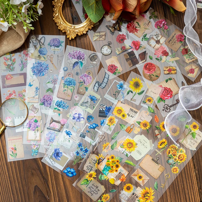 30 packs wholesale PET stickers flowers plants collage handbook decoration material Scrapbooking aesthetic colourful 6 styles
30 packs wholesale PET stickers flowers plants collage handbook decoration material Scrapbooking aesthetic colourful 6 styles