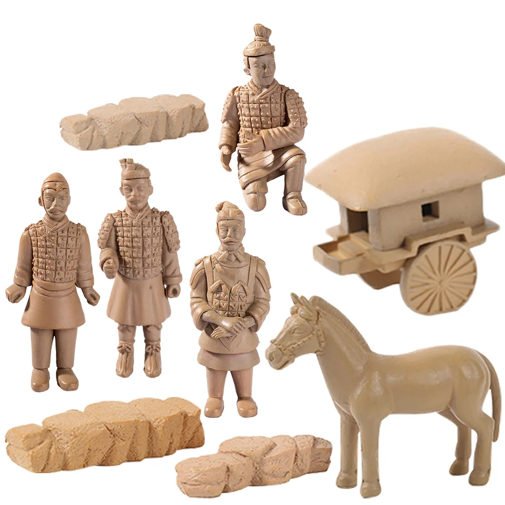 Terracotta Warriors Statues Pvc Craft Decor Toys Plastic Ornament Desktop Shaped Puppet Figurine
Terracotta Warriors Statues Pvc Craft Decor Toys Plastic Ornament Desktop Shaped Puppet Figurine