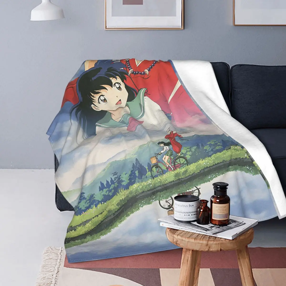 Higurashi Kagome Inuyasha Fleece Blanket Anime Funny Throw Blankets for Sofa Bedding Lounge 125*100cm Rug Piece
Higurashi Kagome Inuyasha Fleece Blanket Anime Funny Throw Blankets for Sofa Bedding Lounge 125*100cm Rug Piece