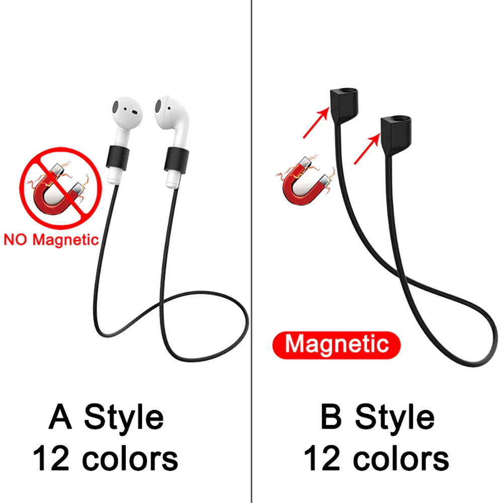 New Magnetic Attraction Earphones Strap for AirPods 2 3 Pro TWS Anti Lost Strap Silicone for Bluetooth Earphone Silicone Cable
New Magnetic Attraction Earphones Strap for AirPods 2 3 Pro TWS Anti Lost Strap Silicone for Bluetooth Earphone Silicone Cable