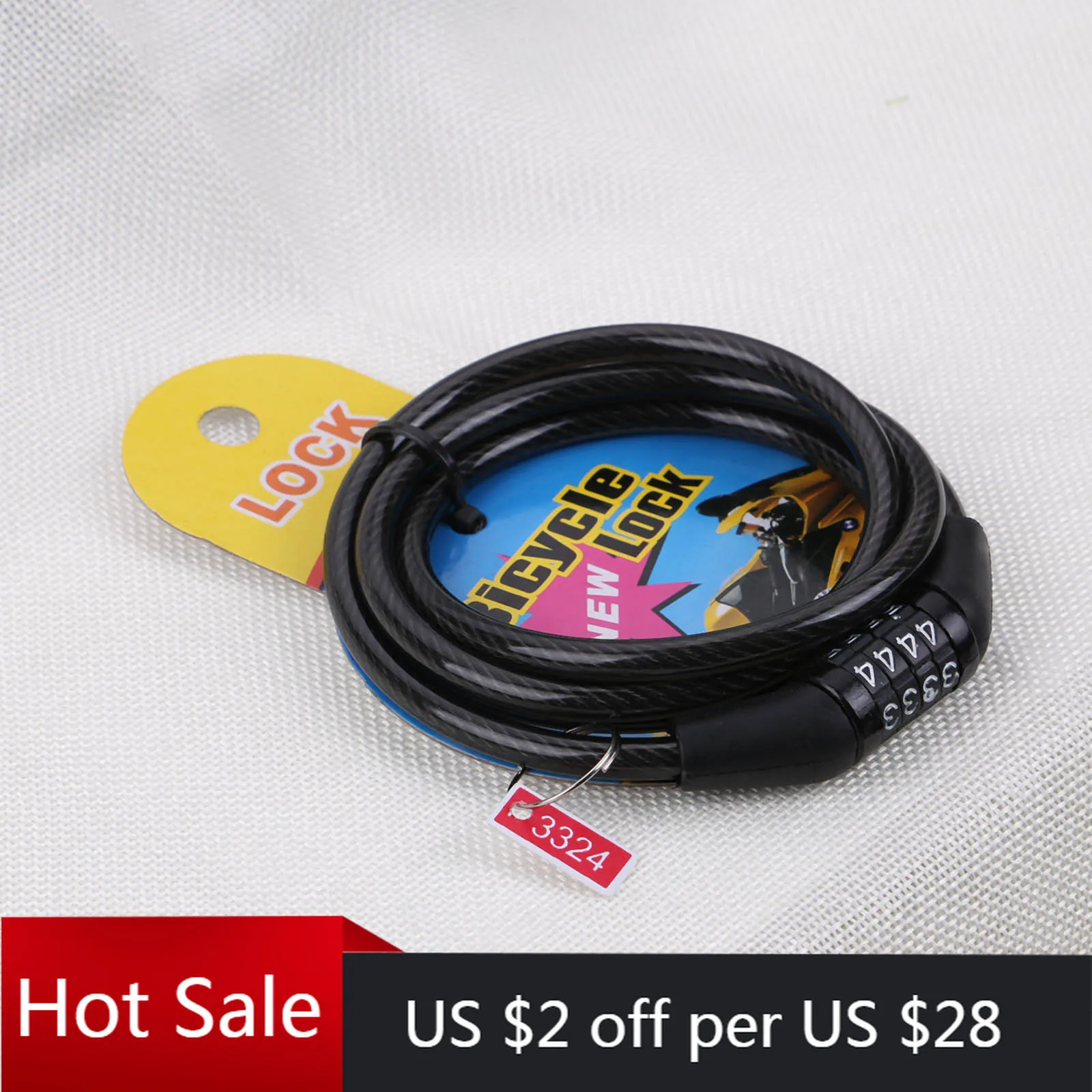 4-Digital 120cm Bike Combination Lock Digital Code Cable Bike anti-theft Safety Lock Tough 8mm Steel Wiring Lock Password Lock
4-Digital 120cm Bike Combination Lock Digital Code Cable Bike anti-theft Safety Lock Tough 8mm Steel Wiring Lock Password Lock