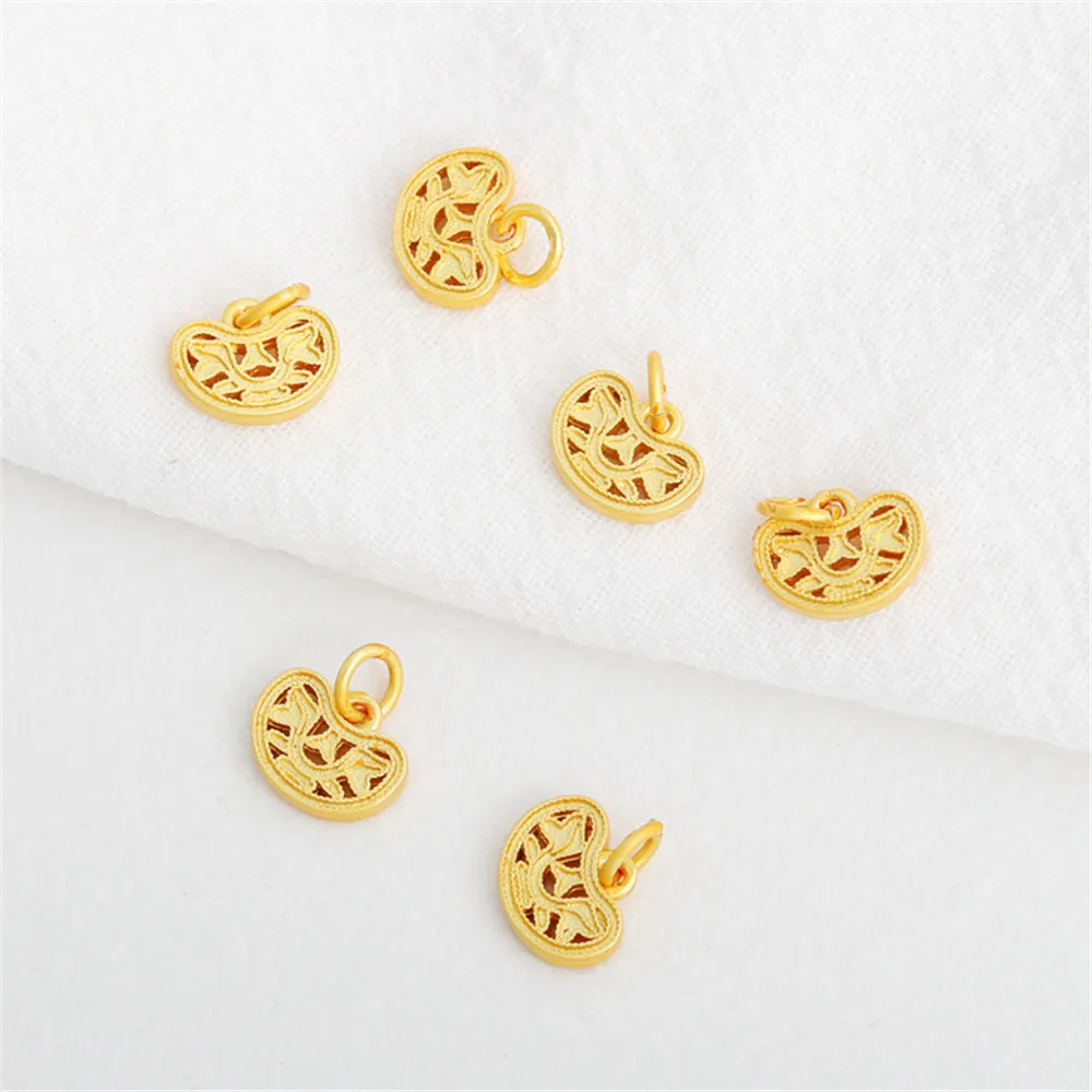 18k bag gold matte gold hollowed out ingot pendant 8*10mm bracelet necklace handmade hanging decoration diy jewelry accessories
18k bag gold matte gold hollowed out ingot pendant 8*10mm bracelet necklace handmade hanging decoration diy jewelry accessories