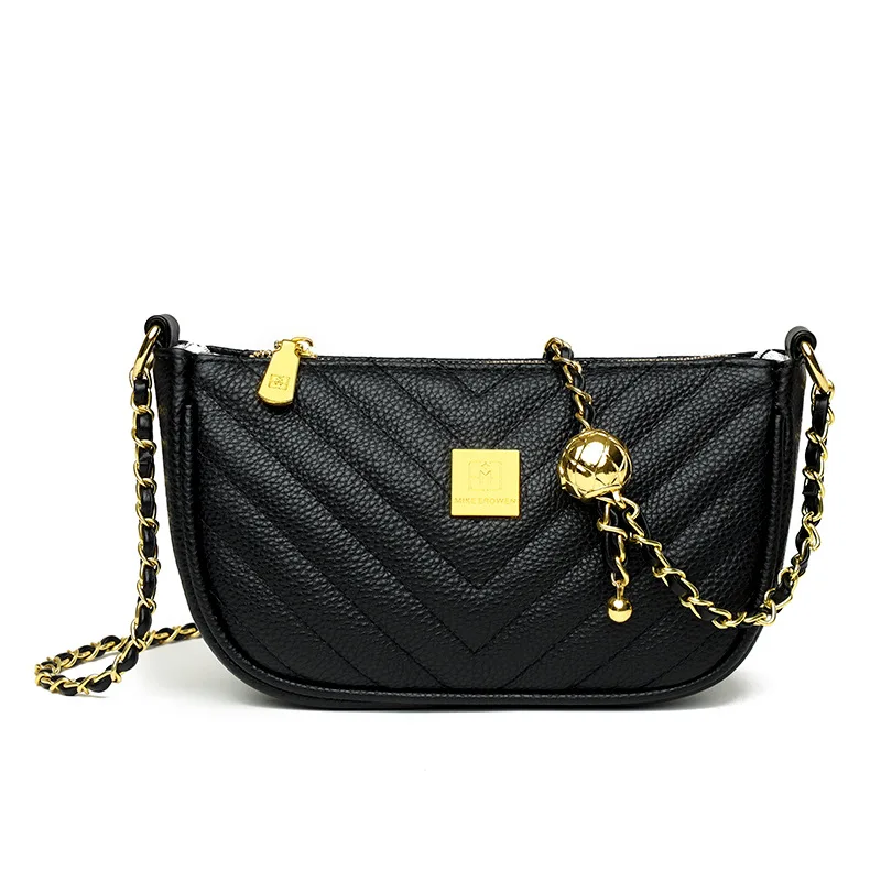 Fashion Trend Quilted Chain Sling Bag Luxury Designer Handbags Women'S Genuine Leather Casual Tote Girl Shoulder Bag For Ladies
Fashion Trend Quilted Chain Sling Bag Luxury Designer Handbags Women'S Genuine Leather Casual Tote Girl Shoulder Bag For Ladies