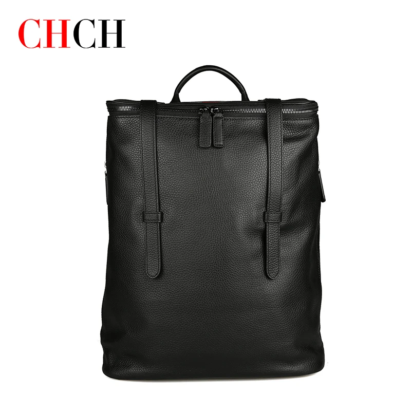 CHCH Men's Large 100%Leather Antitheft Travel Backpack Men Black Bagpack Boy Big Capacity Male Leisure Bag
CHCH Men's Large 100%Leather Antitheft Travel Backpack Men Black Bagpack Boy Big Capacity Male Leisure Bag