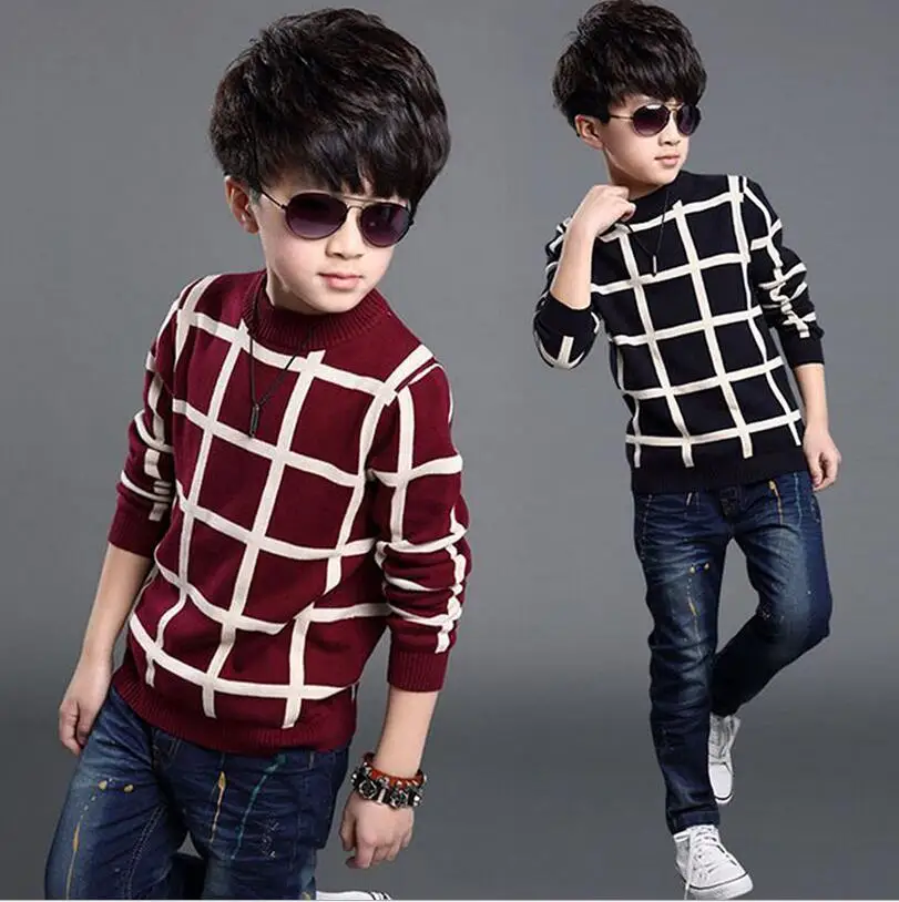 2023 Autumn Winter England Style New Kids boy Plaid Sweater Coat Children Clothing Baby jacquard Cotton Boys Pullover 4-10Y
2023 Autumn Winter England Style New Kids boy Plaid Sweater Coat Children Clothing Baby jacquard Cotton Boys Pullover 4-10Y