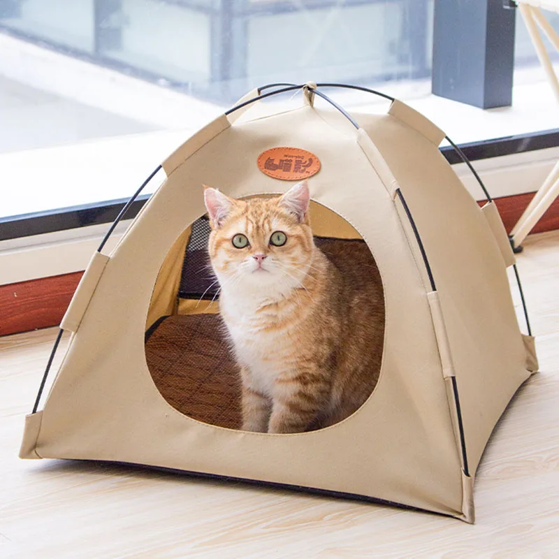 

Cat Litter Spring And Summer Dog Kennel Four Seasons Universal Cat Litter Cool Cat House Kitten Pet Tent Pet