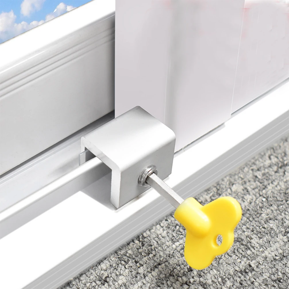 Window Security Key Lock Limiter Sliding Door Stopper Aluminum Alloy Steel Safety Lock Child Protection Anti-theft Lock
Window Security Key Lock Limiter Sliding Door Stopper Aluminum Alloy Steel Safety Lock Child Protection Anti-theft Lock