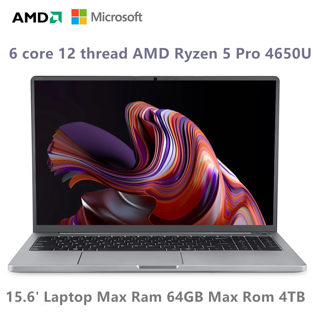 15.6 - дюймовый AMD металлический ноутбук MAX RAM 64 ГБ 4 ТБ SSD Ultrabook Металлический компьютер 2.4G / 5.0 Wifi Bluetooth AMD Ryzen 5 4650U Windows 10 11
15.6 - дюймовый AMD металлический ноутбук MAX RAM 64 ГБ 4 ТБ SSD Ultrabook Металлический компьютер 2.4G / 5.0 Wifi Bluetooth AMD Ryzen 5 4650U Windows 10 11