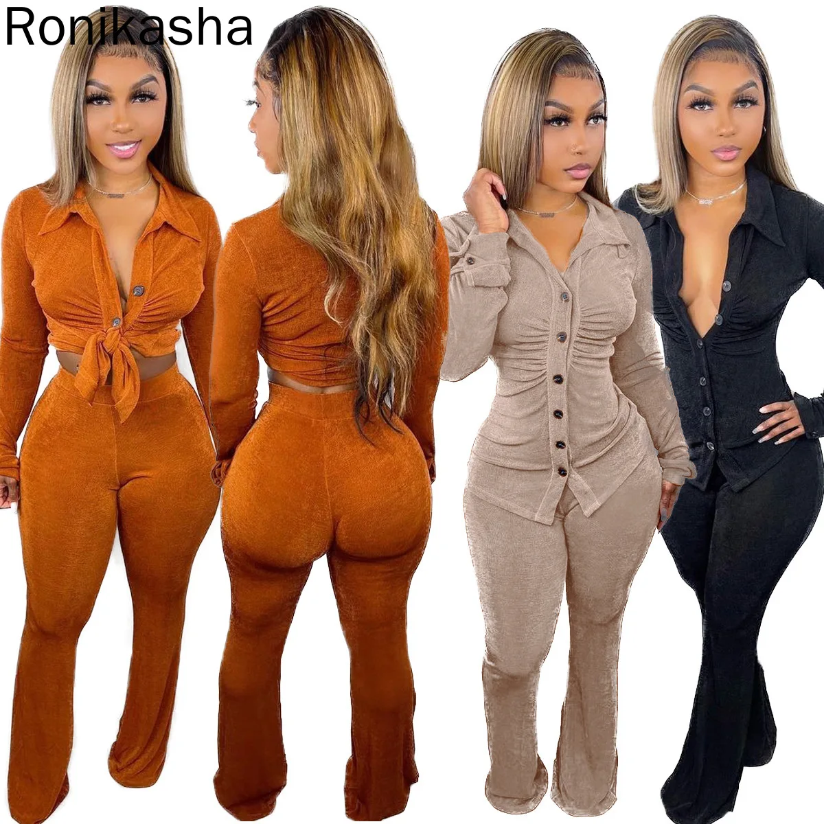 Велюровый спортивный костюм Ronikasha, женские спортивные костюмы, комплект из 2 предметов, куртка с длинными рукавами и рюшами и пуговицами, брю...
Велюровый спортивный костюм Ronikasha, женские спортивные костюмы, комплект из 2 предметов, куртка с длинными рукавами и рюшами и пуговицами, брю...