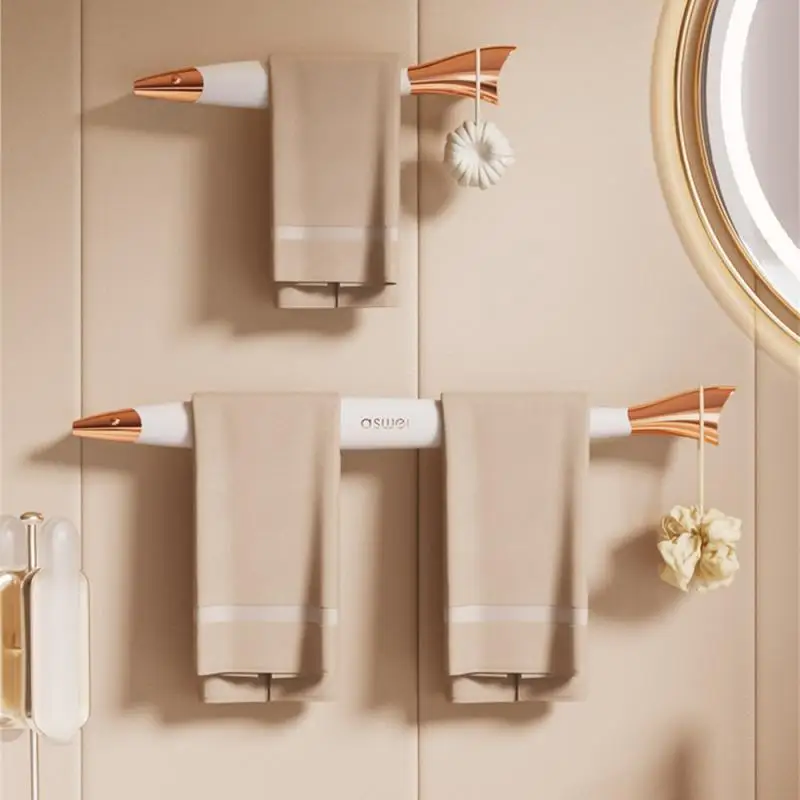 Bathroom Towel Rack Holder Punch-free Mounted Towel Shelf Kitchen Accessories Mulitpurpose Towel Hanger For Shoes Towel Storage
Bathroom Towel Rack Holder Punch-free Mounted Towel Shelf Kitchen Accessories Mulitpurpose Towel Hanger For Shoes Towel Storage