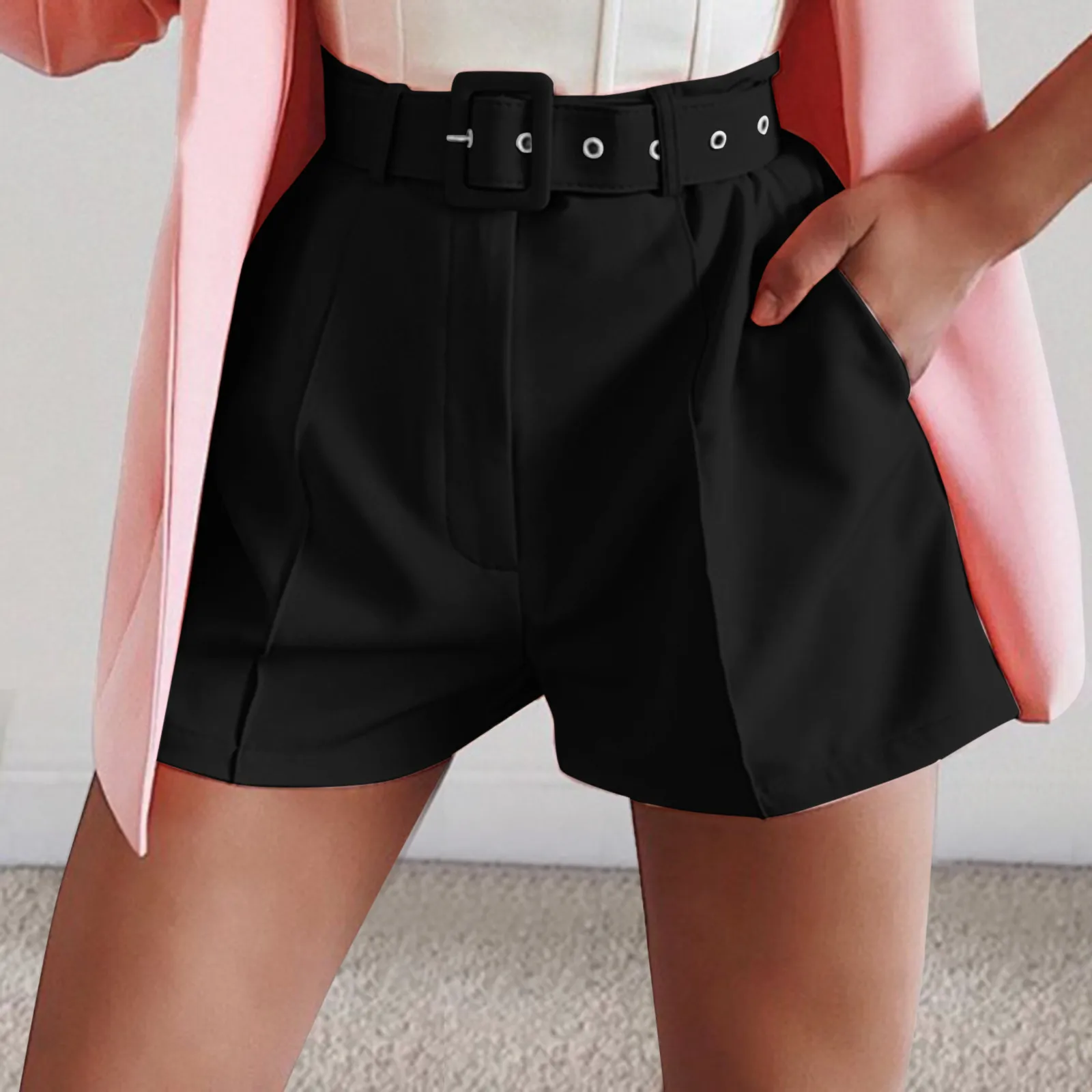 2022 New Women Shorts All-Match Sashes Wide Leg Shorts Ladies Sexy Leather Shorts Autumn Casual Solid Short Pants Streetwear
2022 New Women Shorts All-Match Sashes Wide Leg Shorts Ladies Sexy Leather Shorts Autumn Casual Solid Short Pants Streetwear