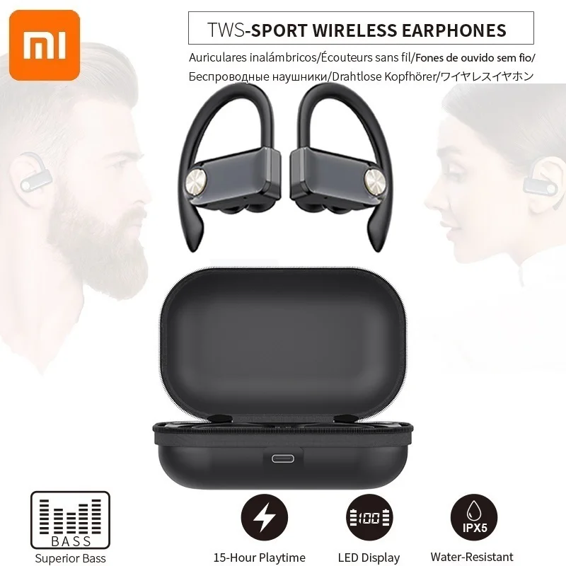 Xiaomi TWS Bluetooth 5.1 Earphones Noise Cancellation HiFi Stereo Wireless Sports Headset Sweatproof Earbuds With Microphone
Xiaomi TWS Bluetooth 5.1 Earphones Noise Cancellation HiFi Stereo Wireless Sports Headset Sweatproof Earbuds With Microphone