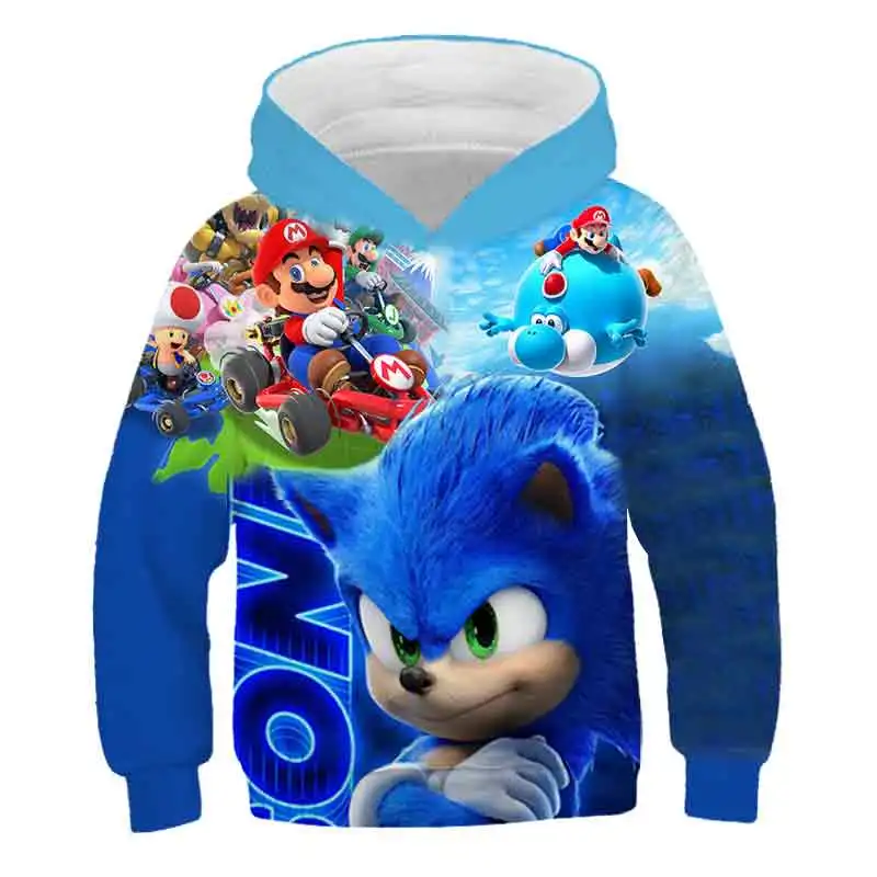 2022 New Sonic Anime Funny Hoodies Boys Girls 3D Print Long Sleeve Cartoon Sweatshirt Casual Baby Kids Family Hooded Tops
2022 New Sonic Anime Funny Hoodies Boys Girls 3D Print Long Sleeve Cartoon Sweatshirt Casual Baby Kids Family Hooded Tops
