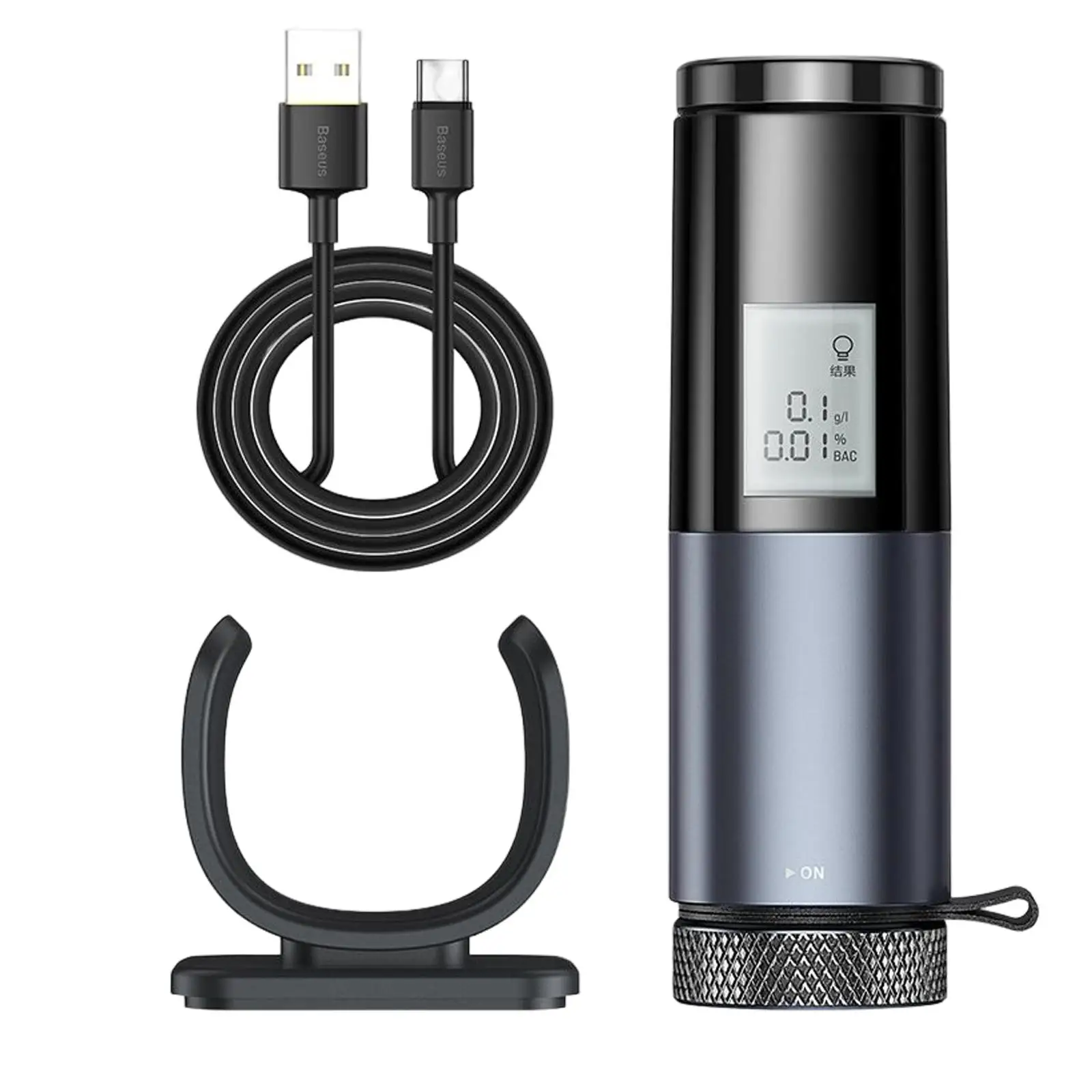 Цифровой мини-алкотестер со светодиодный подсветкой, профессиональный чувствительный и точный тестер выдувания, удобный легкий детектор а...
Цифровой мини-алкотестер со светодиодный подсветкой, профессиональный чувствительный и точный тестер выдувания, удобный легкий детектор а...