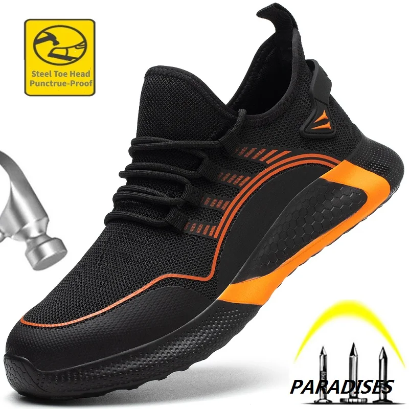 New Lightweight Work Safety Shoes For Man Breathable Sports Safety Shoes Work Boots
New Lightweight Work Safety Shoes For Man Breathable Sports Safety Shoes Work Boots